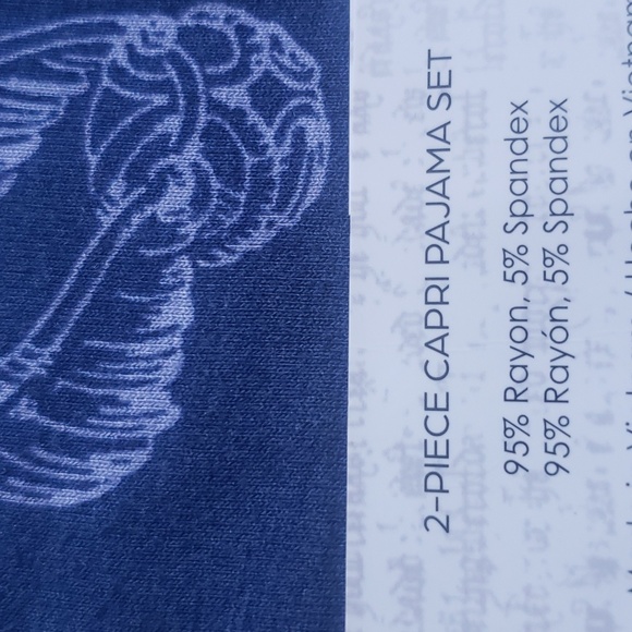 Harry Potter 2 piece capri pajama set new XXL - Picture 3 of 4